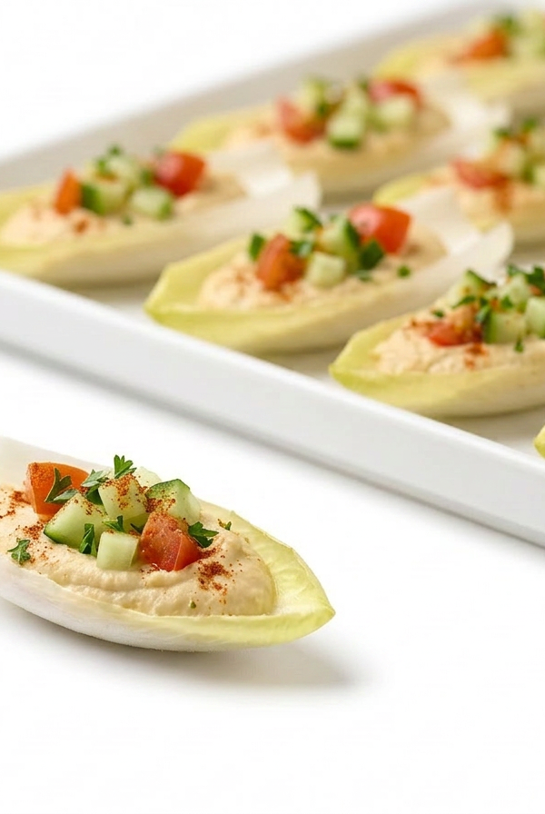 Hummus Endive Bites