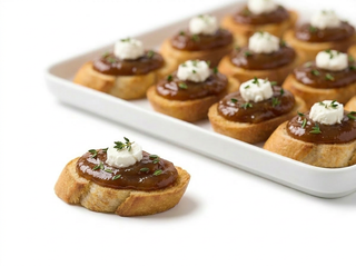 Caramelized Onion Crostini