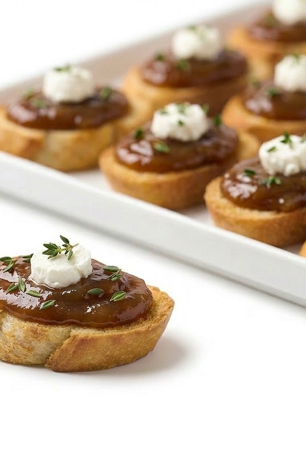 Caramelized Onion Crostini