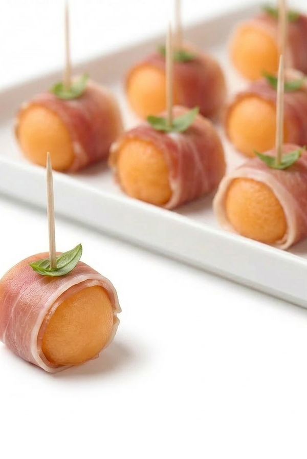 Prosciutto Wrapped Melon