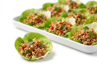Thai Chicken Lettuce Wraps