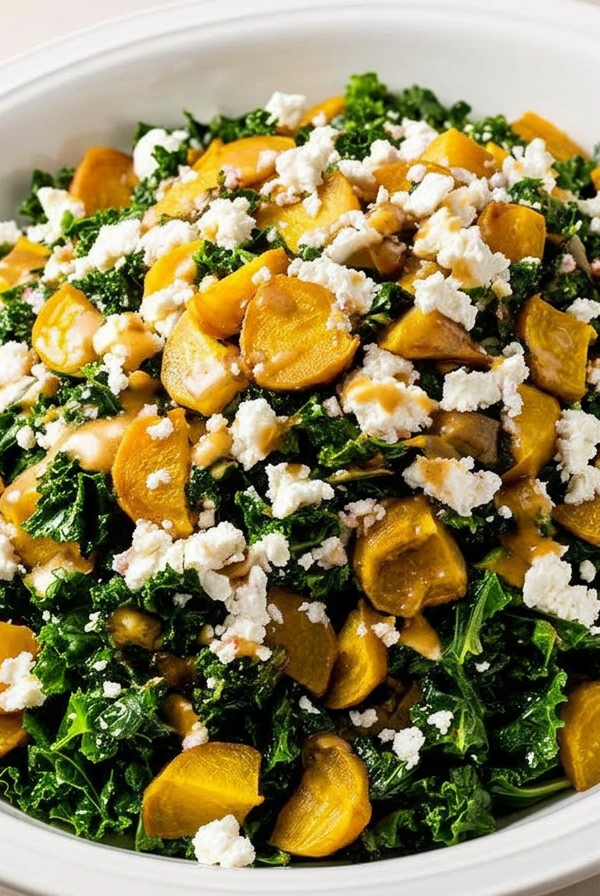 Roasted Beet & Kale Salad