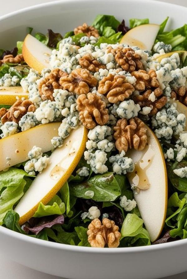 Pear & Candied Walnut Salad