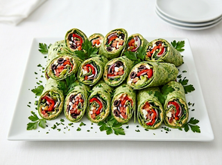 Hummus Wrap Platter