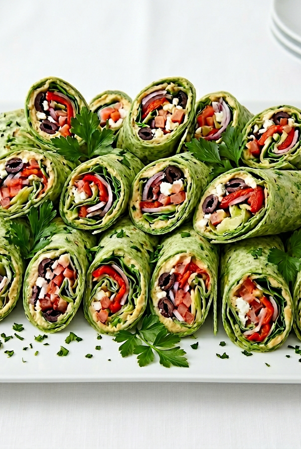 Hummus Wrap Platter